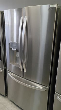 Stainless French door cooling and freezing with warranty delivery available fee depends on address
