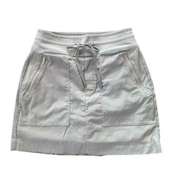 Athleta Gray Women’s Drawstring Athletic Skorts Size 0