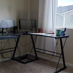 Glass Computer Desk