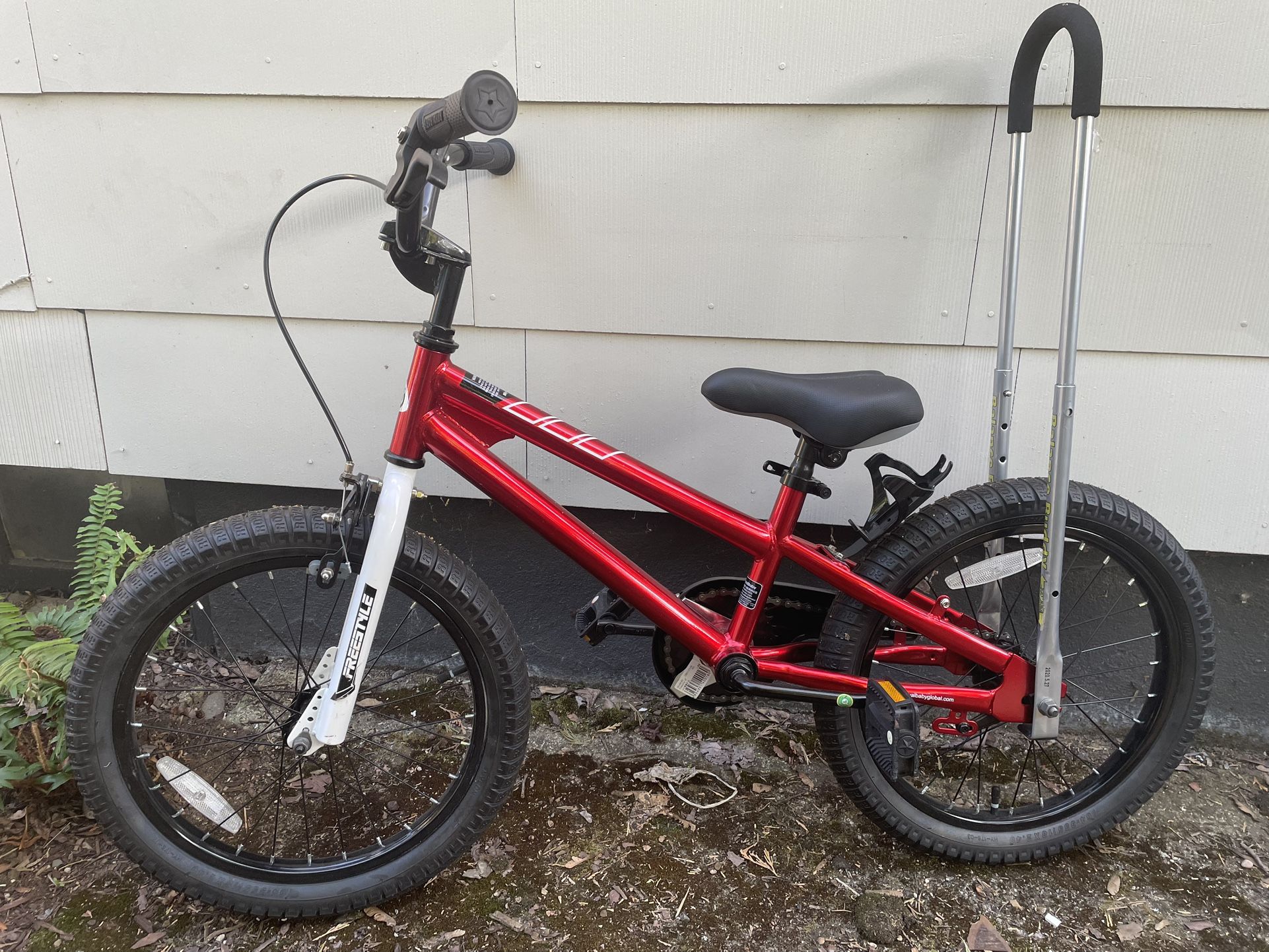 18” Kids Bike And Back-saver Bar
