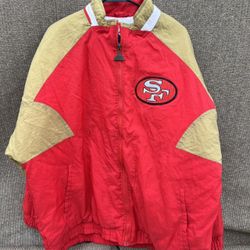 Vintage Apex One San Francisco 49ers NFL Jacket Men’s Sz XL