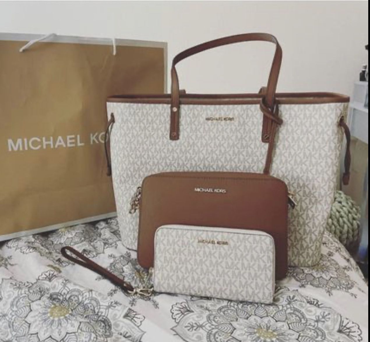 Michael Kors Purse,  Crossbody, And Wallet 