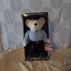 Policeman Teddy Singing Bear 