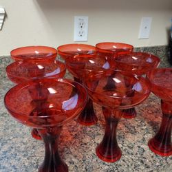 Acrylic Margarita Glasses 