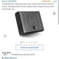 Fingerprint GUNSAFE lock Box