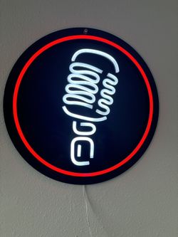 Microphone Hang Up Neon Light
