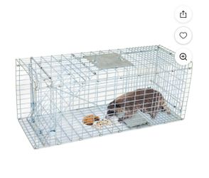 32 Animal Trap Humane Steel Cage for Little Small Live Rodent Control Squirrel Smoothed Inside Safe - Catch Release 2 in 1