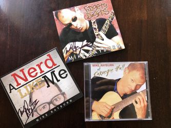 Mike Rayburn Autographed Memorabilia 3 Cd’s