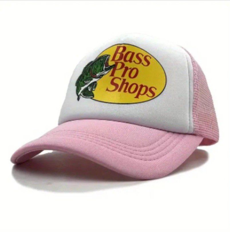 Bass Pro Shop Pink Trucker Hat