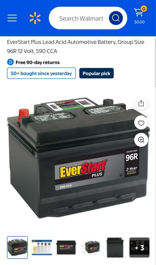 Ever Start Plus Battery