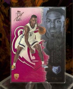 Javon Small Topps Signature Class MAGENTA RC Card /250