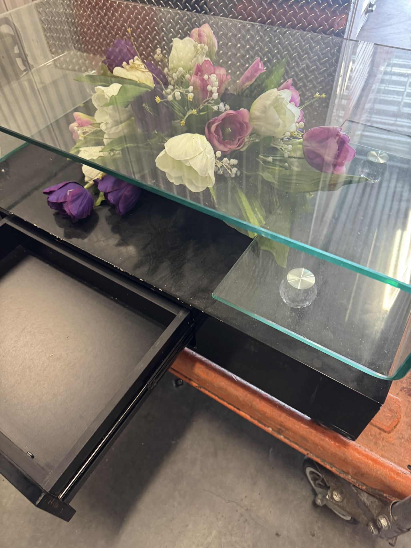 Glass Sofa Table