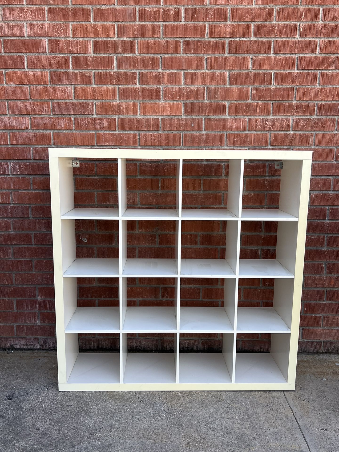 White Ikea Kallax Cube Shelves Bookshelf