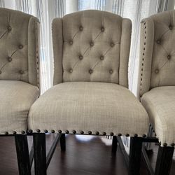 3- 24 Inch Bar Chairs For Sale