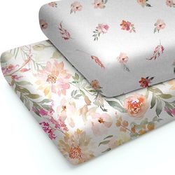 Premium Girls Crib Sheet Set - 2 Pack | Ultra-Soft Bedding for Crib Mattress and Toddler Beds | Girls Comfort and Elegance by Max&So…