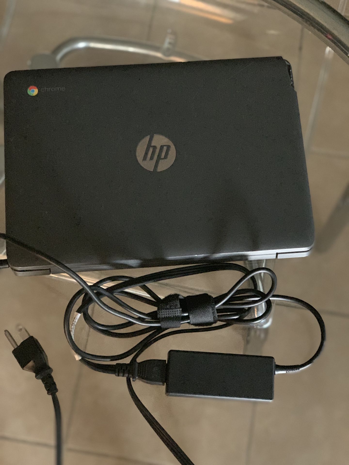 HP Chromebook with charger