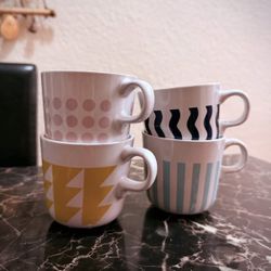 Set of 4 Coffee Mugs
