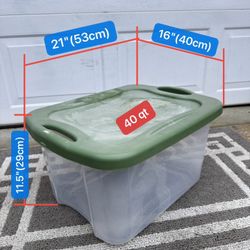 40 qt Sterilte® renowned brand storage box