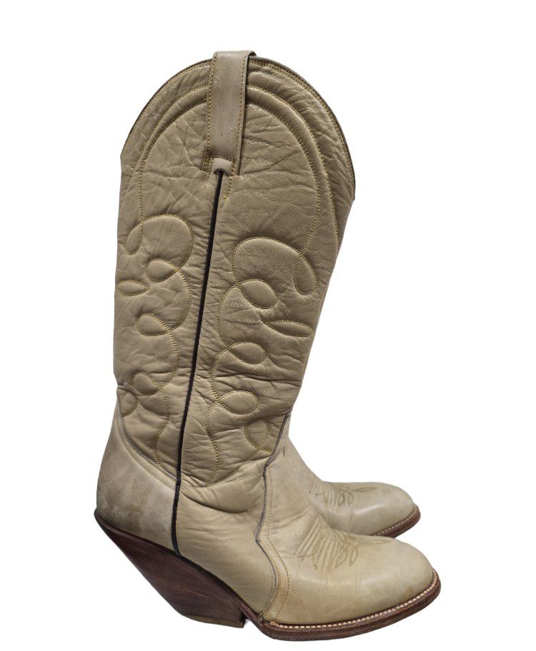 Men's Cuban Heel Cowboy Boots, MEN'S 9.5 