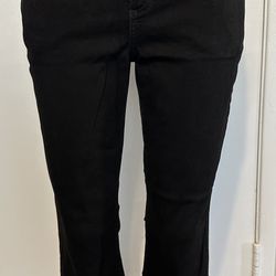 Lee Women’s Black Regular Fit Bootcut Mid Rise Jeans Size 4 ( Short)