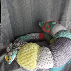 Caterpillar Infant 2-in-1 Tummy Time Seated Support Pillow