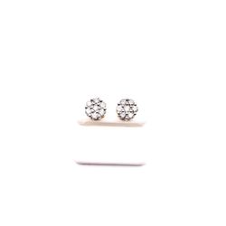 10K screw back Diamond Earrings 2CTS