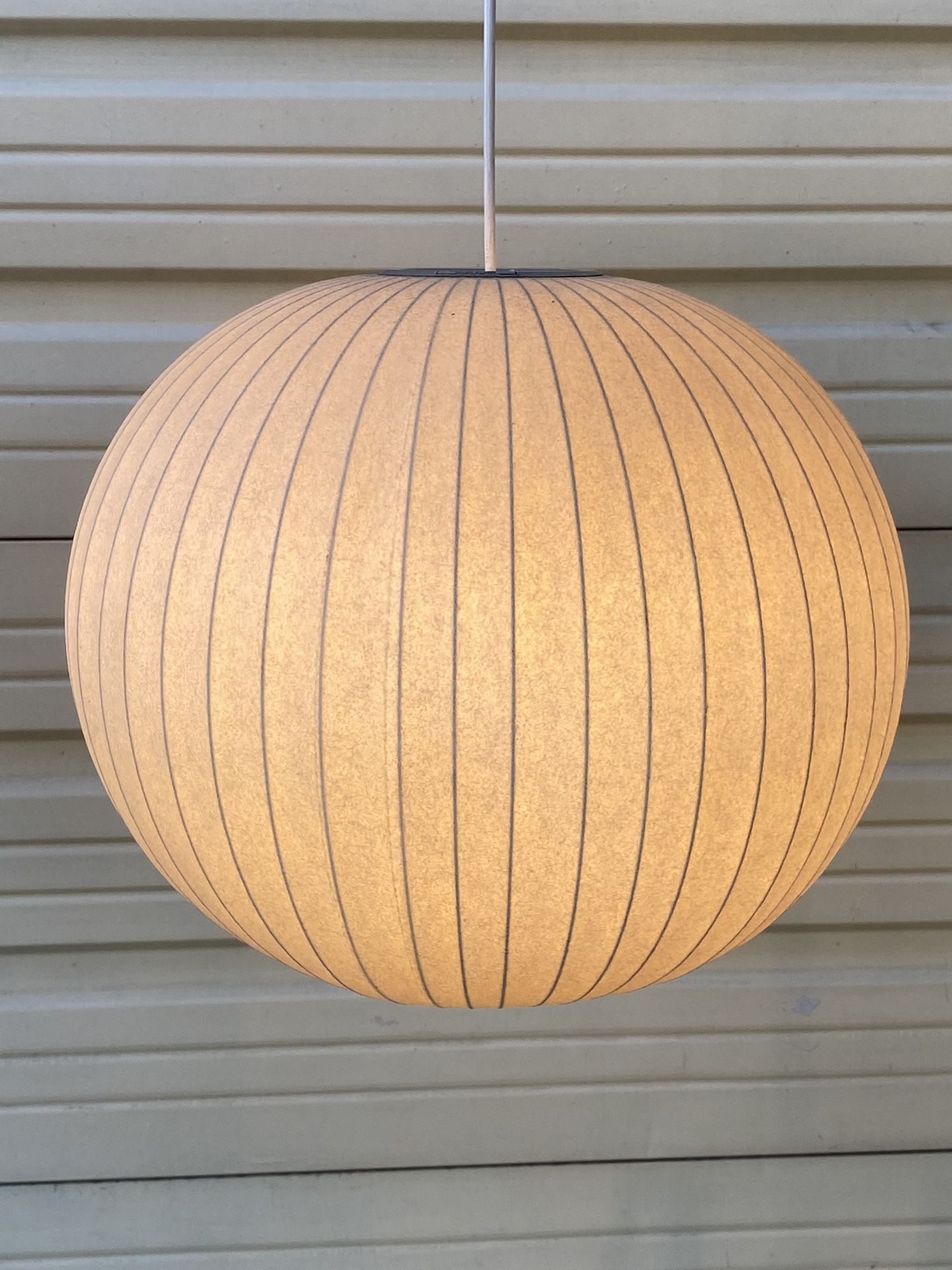 Large Original George Nelson Bubble Lamp, Herman Miller