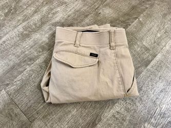 Lee Motion Stretch Men's Beige Cargo Pants Straight Leg Cotton Spandex. Size 34/32
