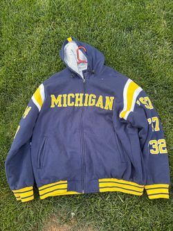 Michigan Wolverines Full-Zip Hoodie Sweatshirt