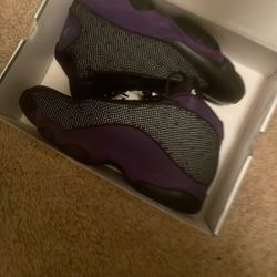 Jordan 13s Purple And Black 