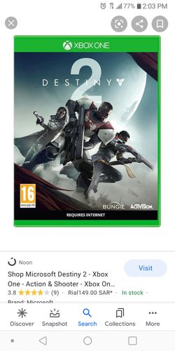 Xbox one Destiny 2..NEW