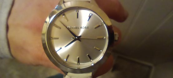 Michael Kors Double Band Watch White