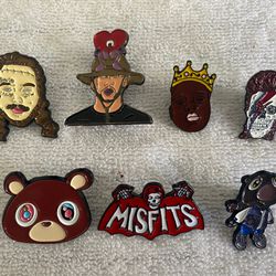 Assorted Music Themed Pins