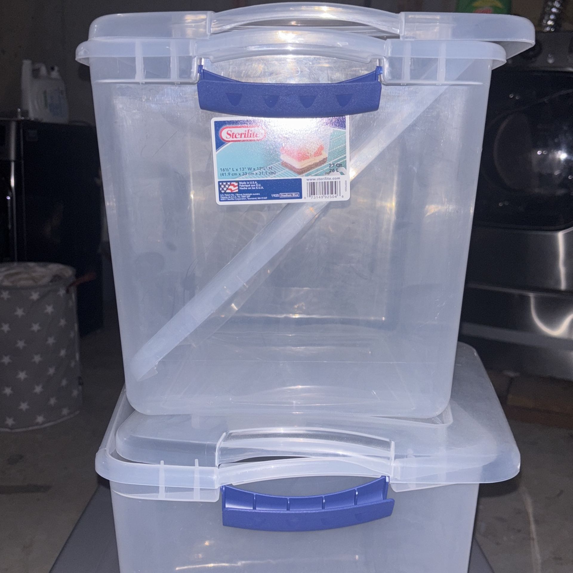 Clear Storing Boxes