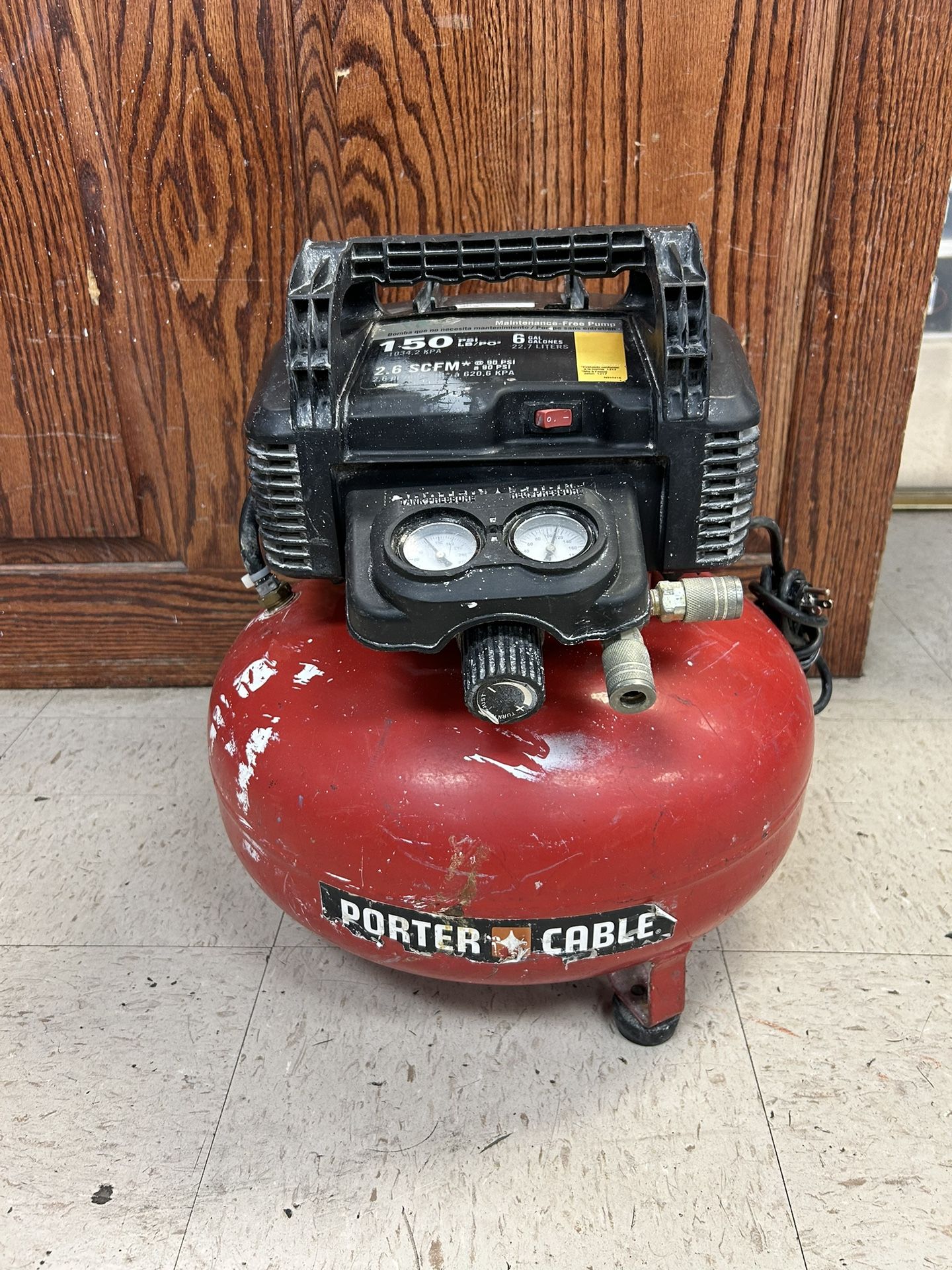 Porter Cable 150 Psi Air Compressor 