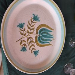Mid century Franciscan Tulip Time Oval Serving Platter

No chips, cracks or damage 