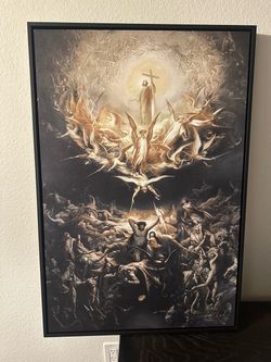 Christian canvas framed art
