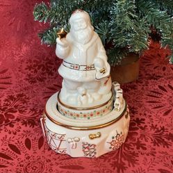 Lenox Santa Music Box - China Jewels Musical Santa Figurine