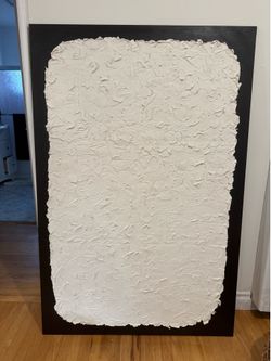 Oversized Textured Abstract Artwork – 40” x 60”