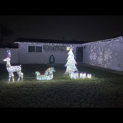Outdoor Christmas Decoration Set - Only Used Once