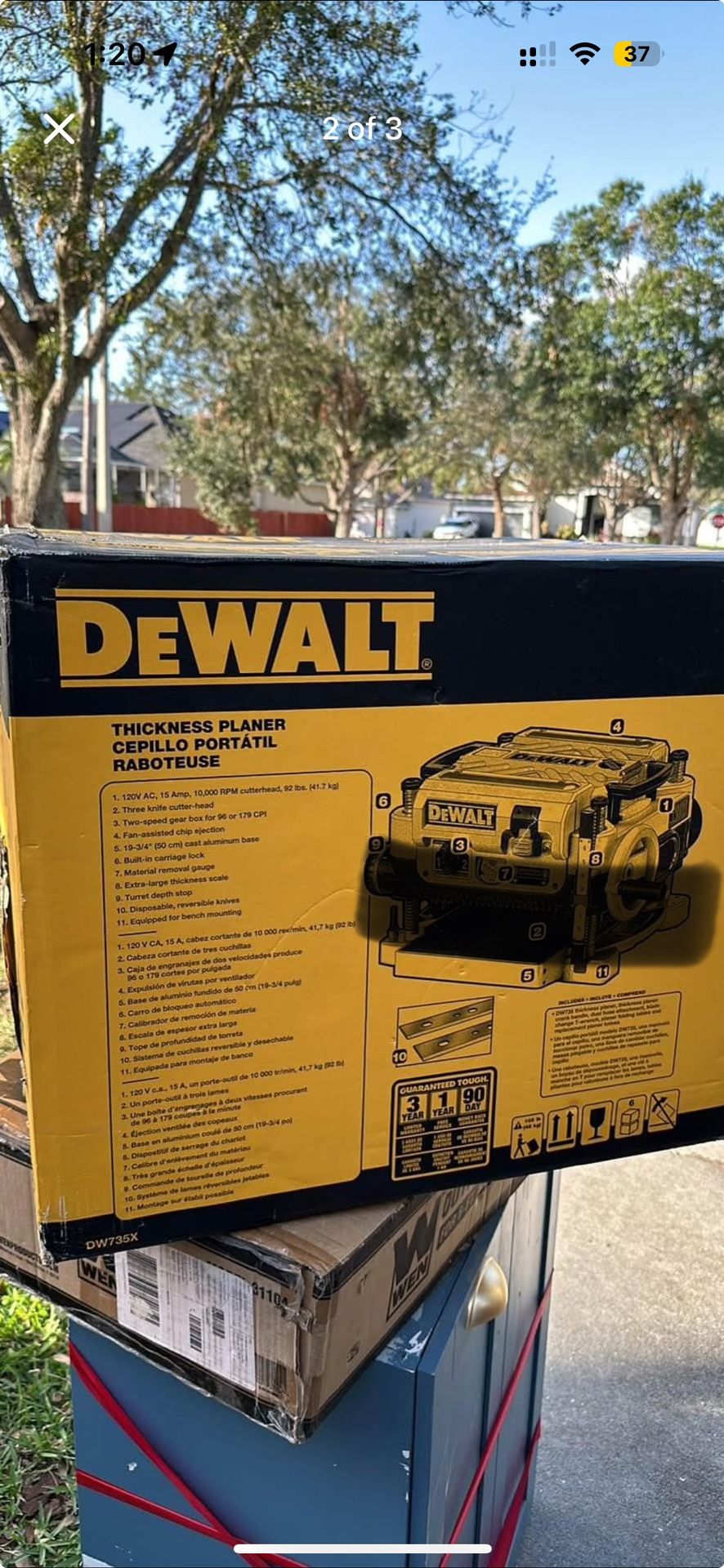 DEWALT Thickness Planer (DW735X)