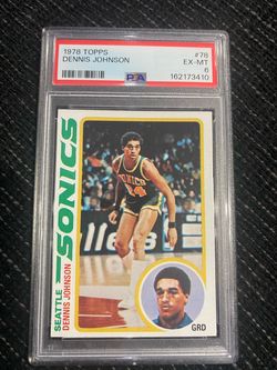 1978 Topps Dennis Johnson RC #78 PSA 6