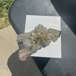 Large Gold Plated Of Jesus Pendant 