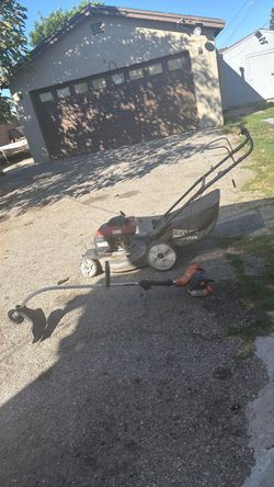 Lawnmower echo trimmer
