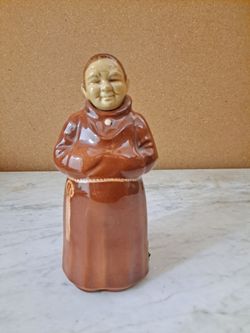 Vintage Cortendorf pottery spirit flask / bottle / decanter