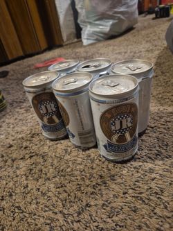 JR Ewing's Private Stock Beer Cans Six Pack