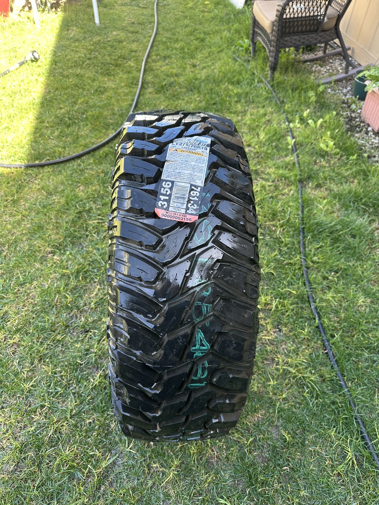 LT275-70-R18” Cooper Discovered Mud Terrain Tire