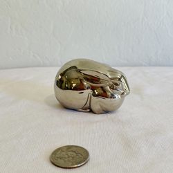 vintage dansk rabbit paperweight figurine