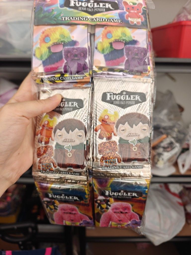 3 packs of new high-value sprout monster collection card packs with flash cards