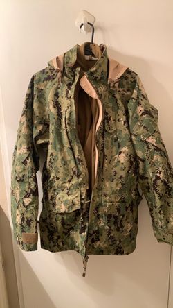 Navy Camo Parka